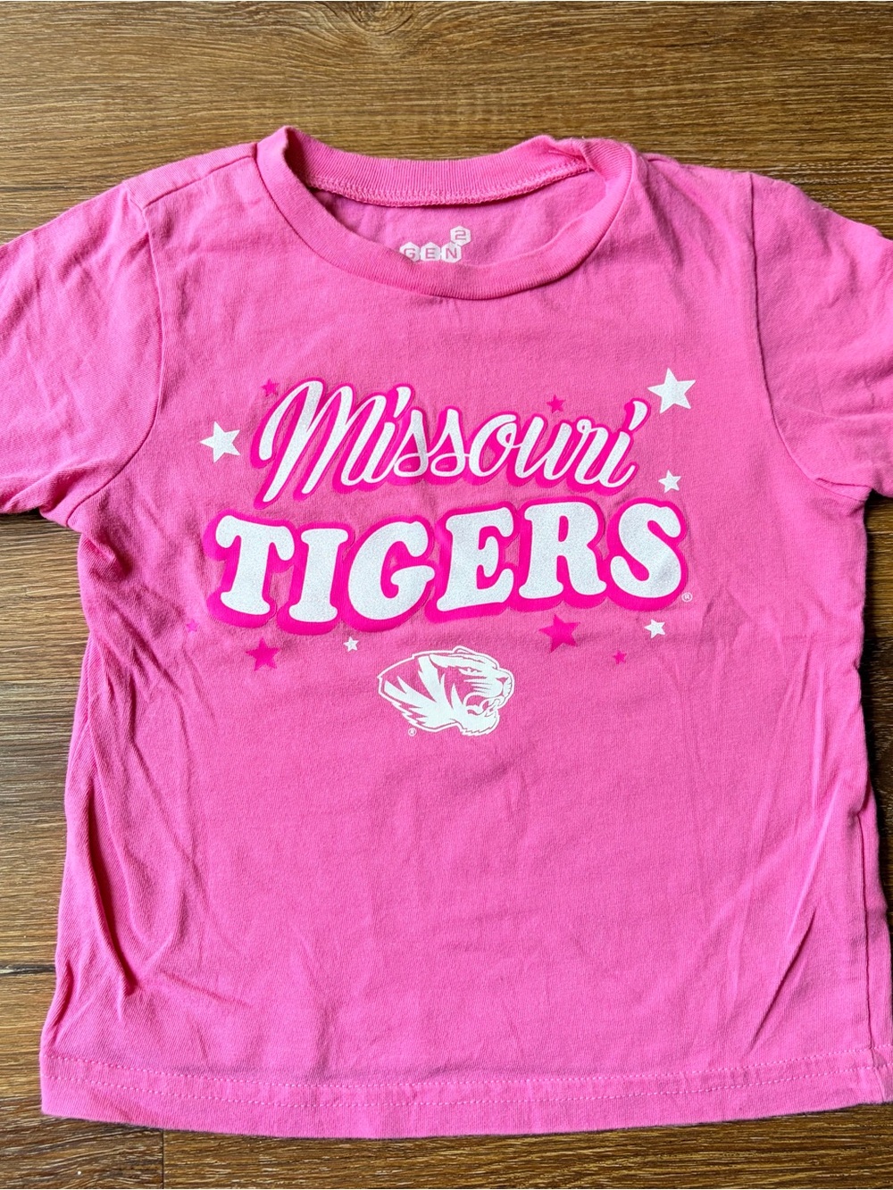 🐯 Gen2 Missouri Tigers Pink Graphic Tee 2T